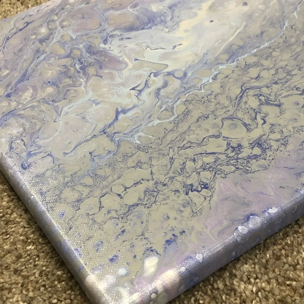 Abstract Acrylic Pour Canvas Art